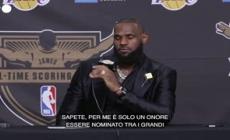 Nba, LeBron James miglior marcatore di sempre: "Un onore essere tra i grandi"