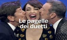 Sanremo: le pagelle ai duetti della quarta serata