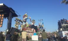 L'allerta meteo fa slittare di un giorno la sfilata d'apertura del Carnevale di Viareggio