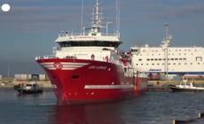 Nave Ong a Civitavecchia. Meloni, piano per Mediterraneo