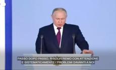 Ucraina, Putin: "Impossibile sconfiggere la Russia sul campo di battaglia"