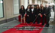 Hollywood, Giancarlo Giannini tra le stelle della Walk of Fame