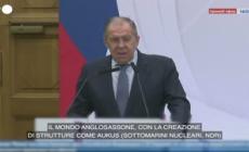 Russia, Lavrov: "Mondo anglosassone scommette su anni di scontro"