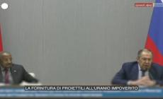 Ucraina, Lavrov: "Proiettili all'uranio provocheranno ulteriore escalation"