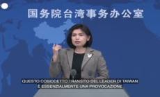 Cina, "'Contrattaccheremo se leader Taiwan fa scalo in Usa'"