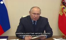 Russia, Putin: "Sanzioni possono avere un effetto negativo sull'economia"