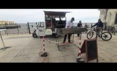 Da Varese torna a Palermo e sforna pizze con moto Ape