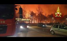 Spento dopo una notte di lavoro l'incendio al Parco delle Groane