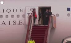 Macron arrivato a Pechino, giovedi' vedra' Xi Jinping