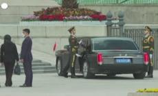 Cina, Macron accolto dal presidente Xi Jinping in piazza Tienanmen