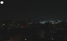 Il bombardamento dell'aviazione israeliana sulla Striscia di Gaza