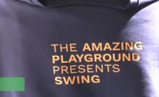 Al FuoriSalone 'Swing', l'altalena da 36 posti di Amazon