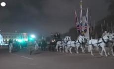 Londra, prove notturne per la cerimonia d'incoronazione di Re Carlo