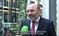 Ue-Cina, Weber: "Sfruttare le opportunita' di cooperazione ma con attenzione ai rischi"