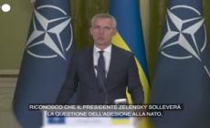 Stoltenberg a Kiev, "il futuro dell'Ucraina e' nella Nato"