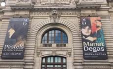 Riforma pensioni in Francia, mobilitazione della CGT al museo d'Orsay di Psrigi