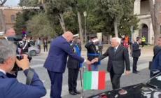 25 aprile, Mattarella all'Altare della Patria depone la corona al Milite Ignoto