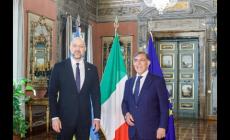 La Russa riceve al Senato il Primo Ministro d'Ucraina