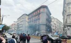 Clima di gioia a Napoli, alcuni tifosi gia' festeggiano in centro