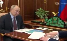 Putin, prima apparizione in video dopo l'attacco al Cremlino