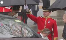 Incoronazione Carlo III, l'arrivo di William e Kate a Westminster