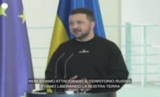 Zelensky: "Non attacchiamo la Russia, liberiamo nostra terra"