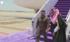Zelensky e' arrivato a Gedda per il summit della Lega araba