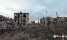 Ucraina, quel che rimane di Bakhmut nelle immagini dei droni russi