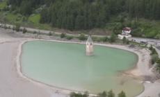 Resia, maxi-cantiere sul fondo del lago prosciugato