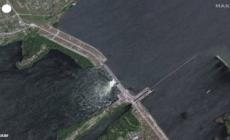 Ucraina, le immagini satellitari della diga di Nova Kakhovka