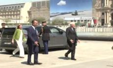 Mattarella e Macron visitano 'Naples a Paris' al Louvre