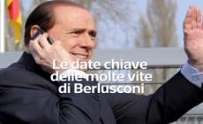 Le date chiave delle molte vite di Berlusconi