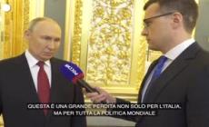 Berlusconi, Putin: "Grande perdita per la politica mondiale"