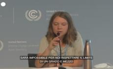 Greta Thunberg: "Prioritario eliminare i combustibili fossili"