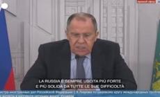 Lavrov, la Russia sara' piu' forte della ribellione di Wagner