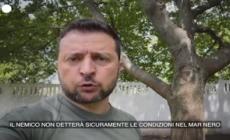 Ucraina, Zelensky: "Nemico non dettera' le condizioni nel Mar Nero"