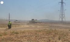 Cisgiordania, veicoli corazzati dell'esercito israeliano riposizionati vicino Jenin