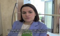 Bielorussia, Tikhanovskaya: "Apprezzo molto il sostegno dell'Italia"