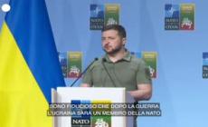 Zelensky: "Pronti a entrare nella Nato dopo la guerra"