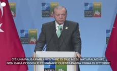 Erdogan: "Ratifica della Svezia nella Nato non prima di ottobre"