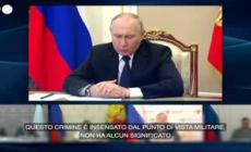 Ucraina, Putin: "Risponderemo all'attacco al ponte della Crimea"