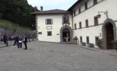Mattarella arrivato al monastero di Camaldoli