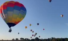 Ottanta mongolfiere colorano il cielo dell'Umbria