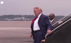 Il giorno di Trump in tribunale per l'assalto a Capitol Hill