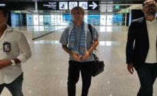 Lazio, Rovella accolto dai tifosi a Fiumicino