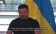 Zelensky:  "La consegna degli F-16 e' una decisione storica"