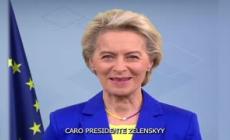 Ucraina, il video-messaggio di von der Leyen nella Giornata dell'indipendenza