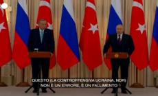 Putin: "La controffensiva ucraina e' un fallimento"