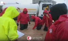 Inondazioni in Libia, volontari della Mezzaluna Rossa al lavoro ad Al Bayda