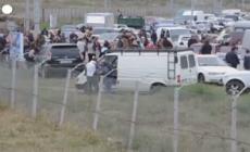 Civili armeni in una base russa nel Nagorno-Karabakh